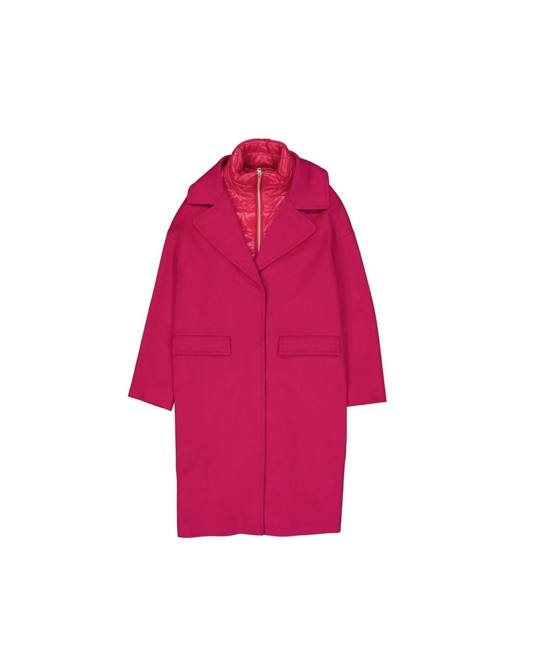 C Cappotto Semplice di Herno in Pink
