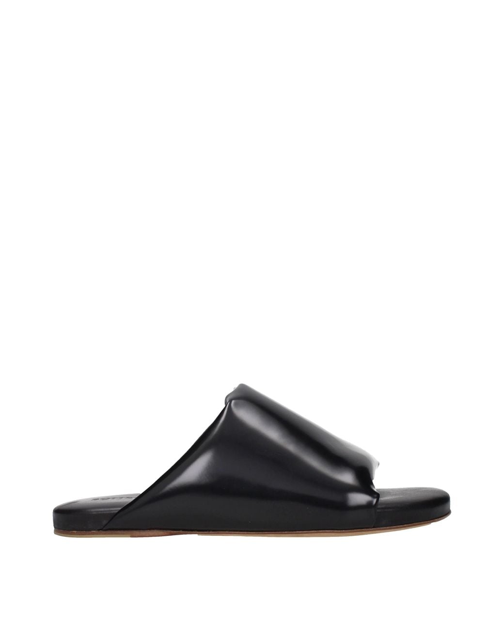 Bottega Veneta Black Sandals And Clogs Leather