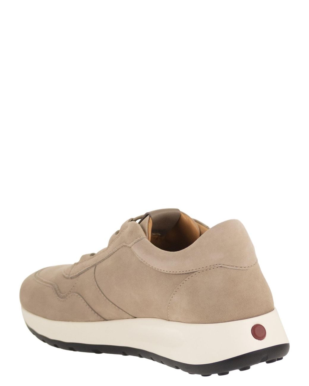 Tod's Brown Goatskin Suede Sneakers