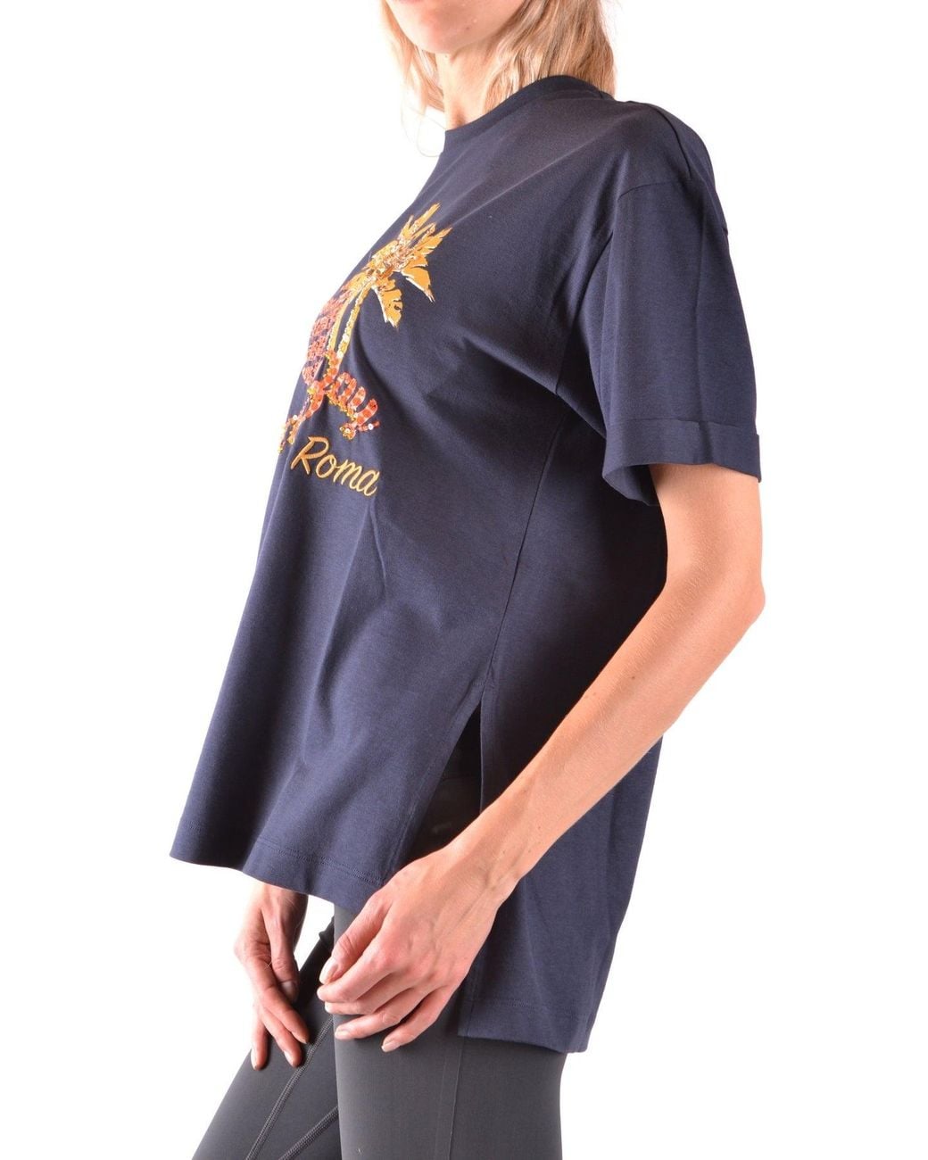 Fendi Gray Tshirt Short Sleeves
