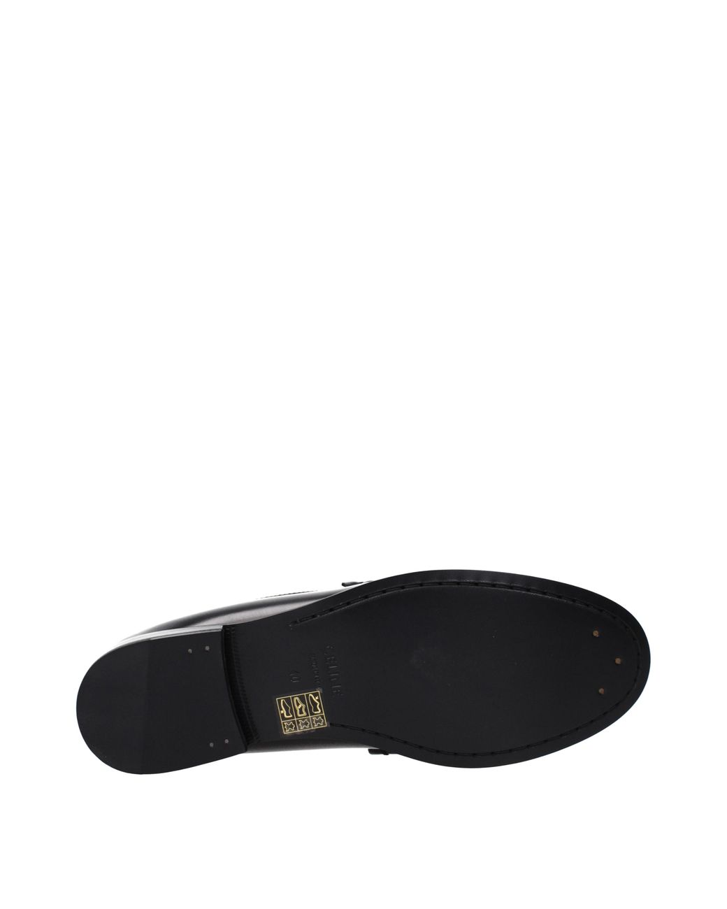 Céline Black Loafers Luco Leather