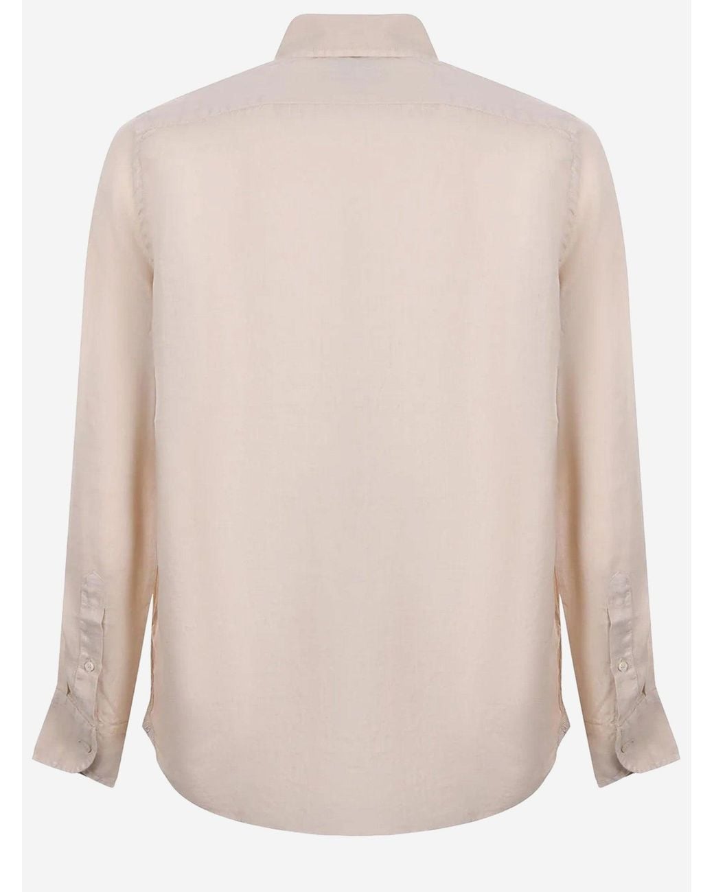 Mc2 Saint Barth Pink Linen Shirt for men