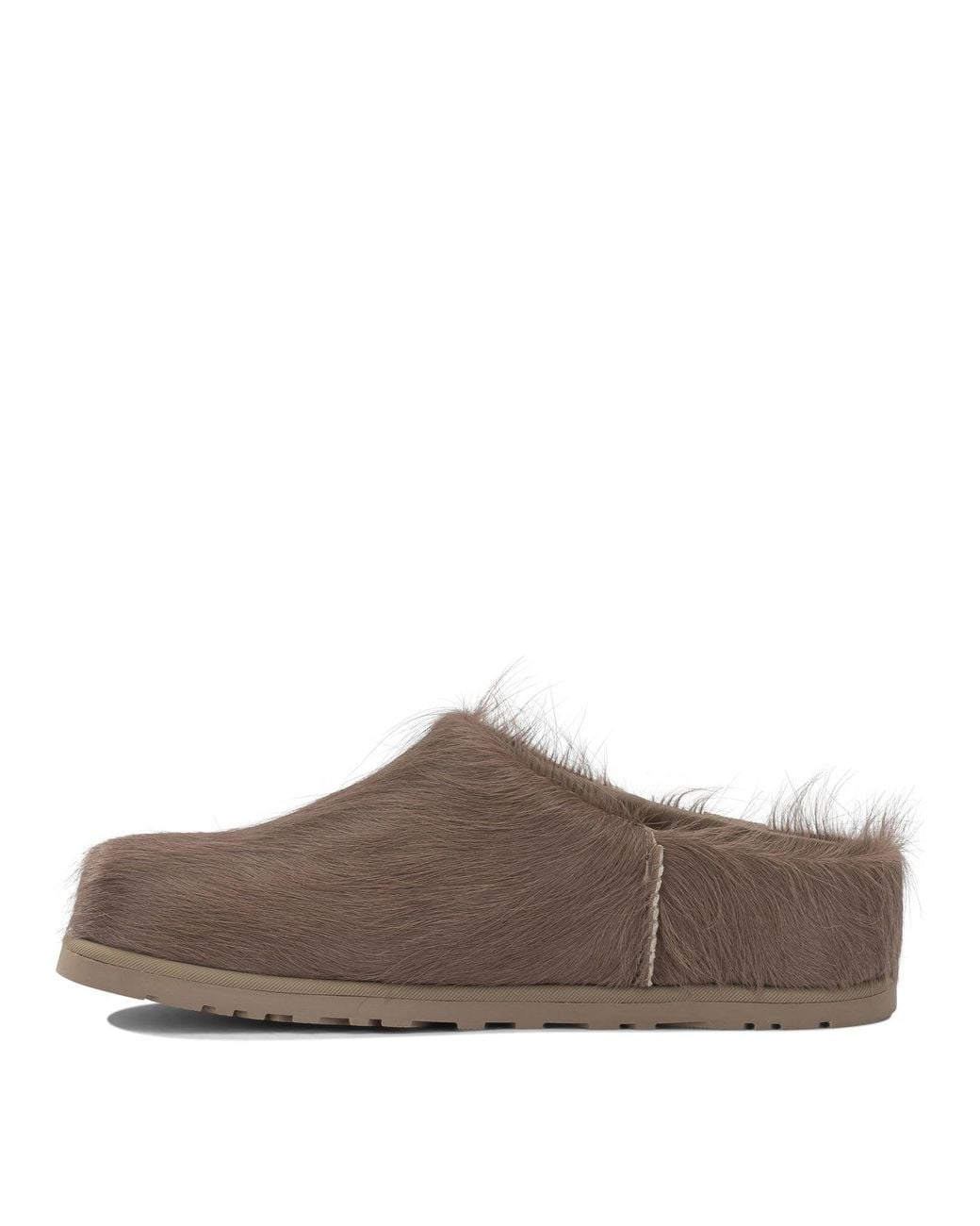 Ugg Brown "Otzo Hair" Clogs
