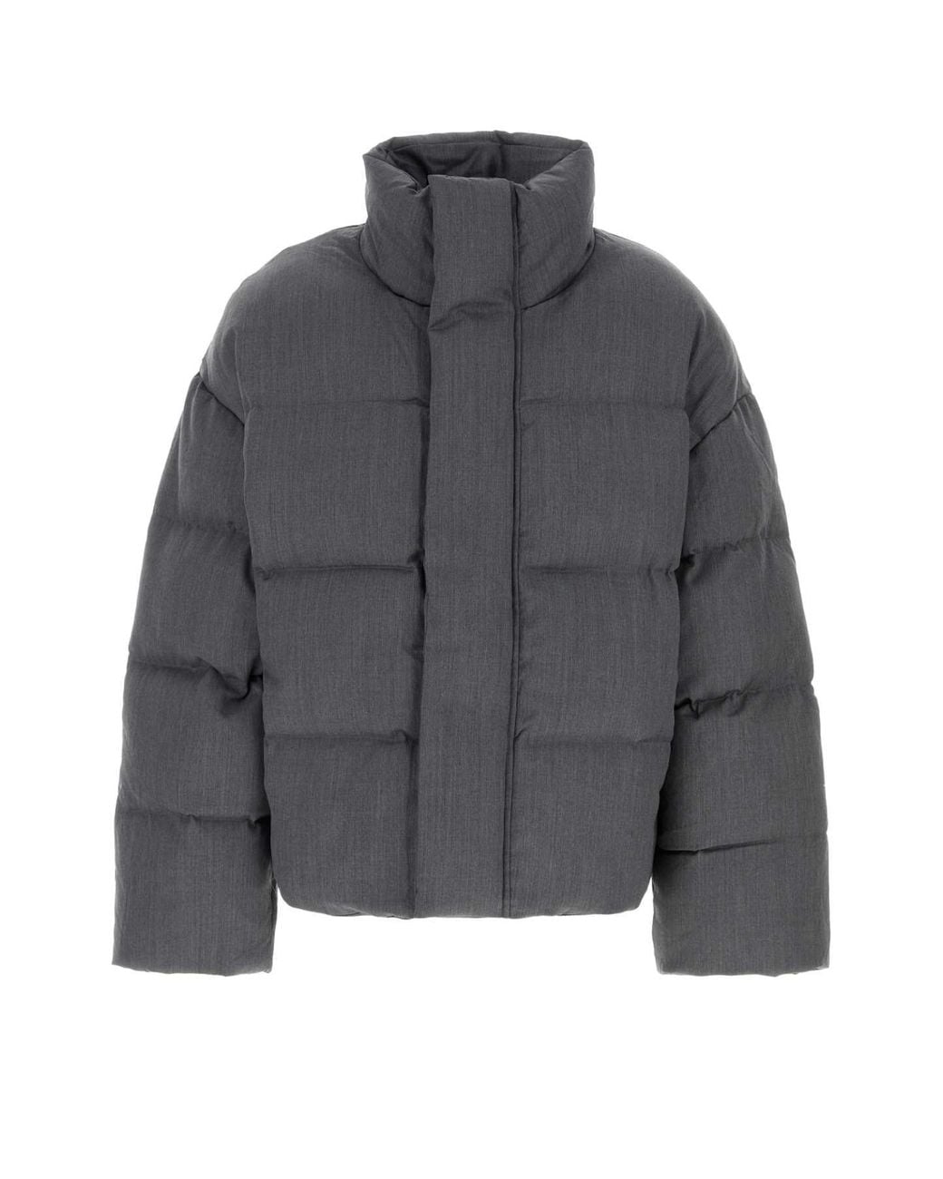 Entire studios Gray Dark Wool Down Jacket