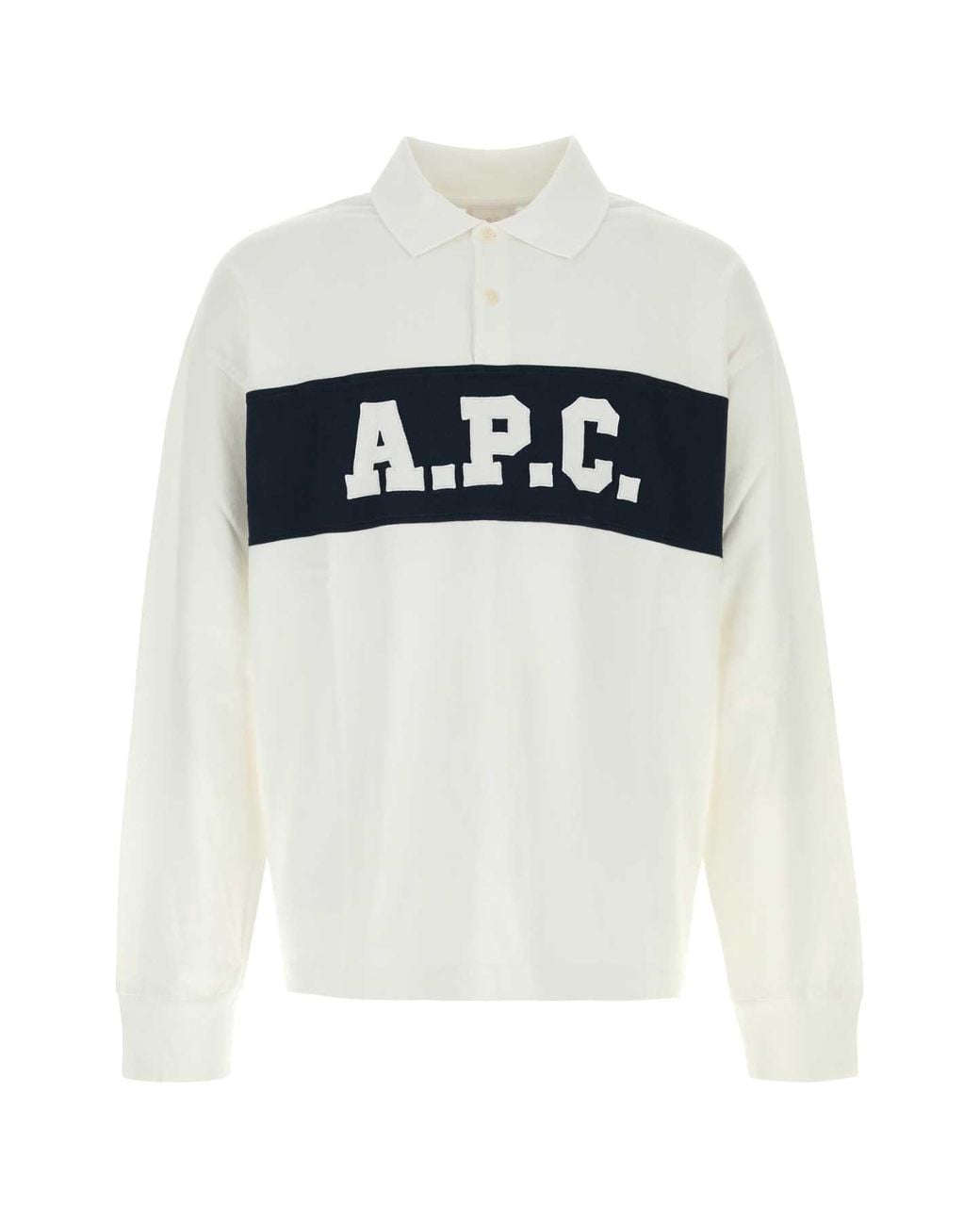 A.P.C. White Cotton Oversize Alexis Polo Shirt