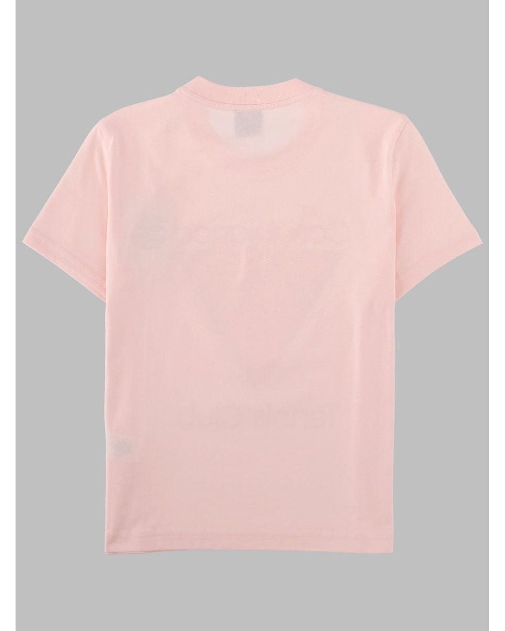 Casablanca Pink T-Shirt Pyramid Abduction Cotton T-Shirts