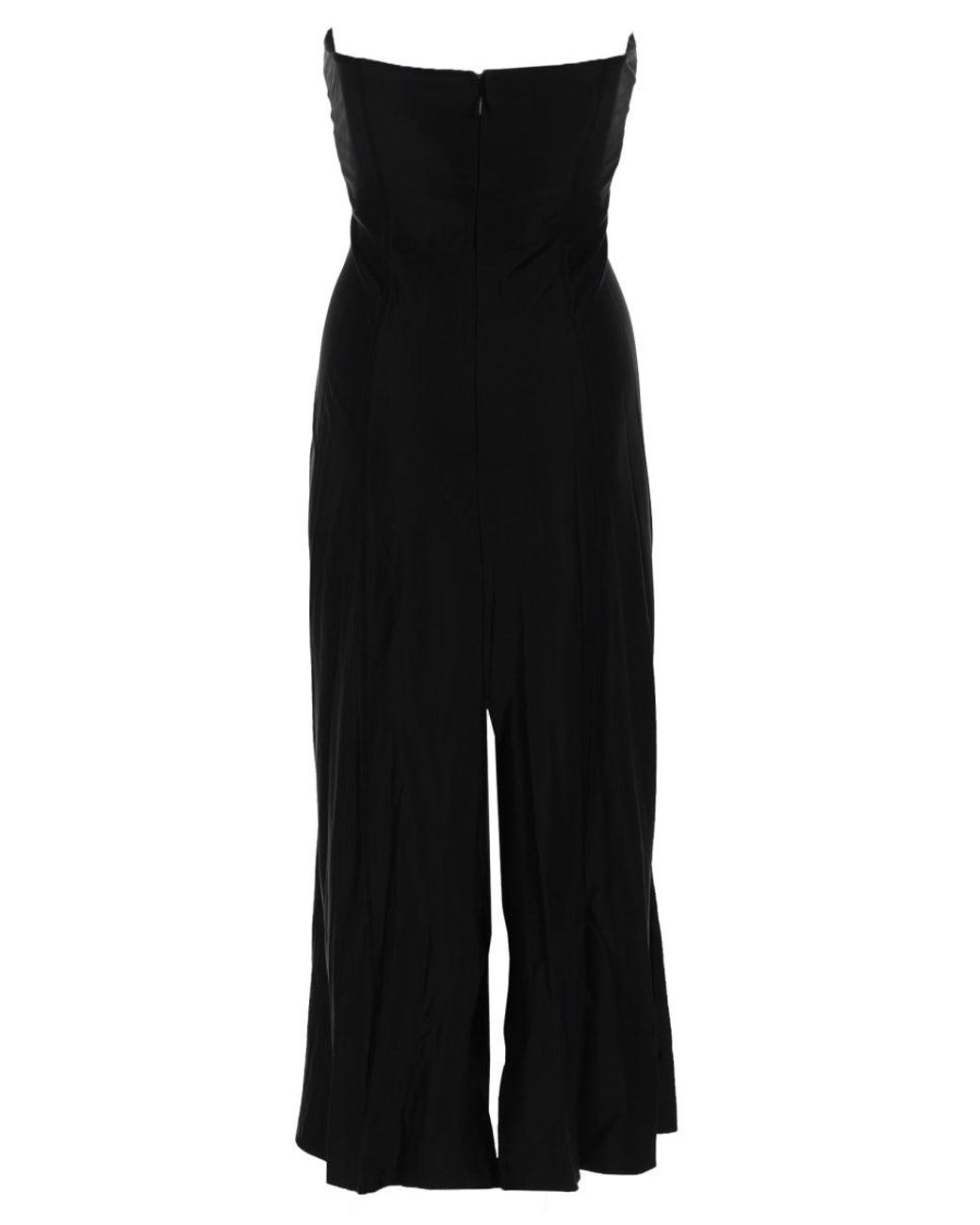 Rabanne Black Strapless Maxi Dress