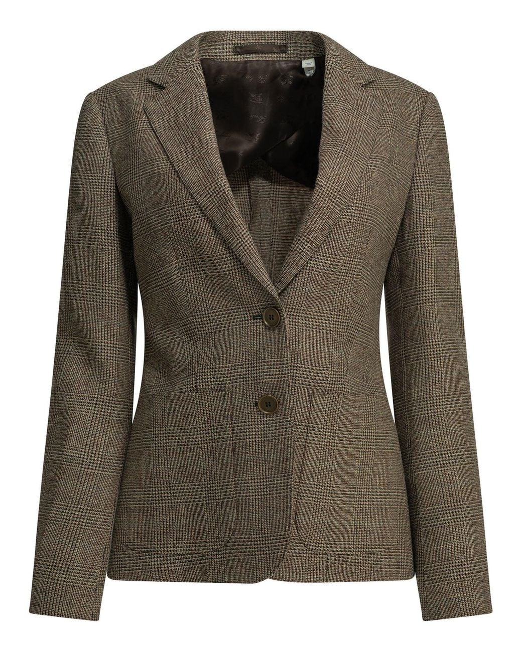 Burberry Green Wool-And-Linen-Blend Blazer