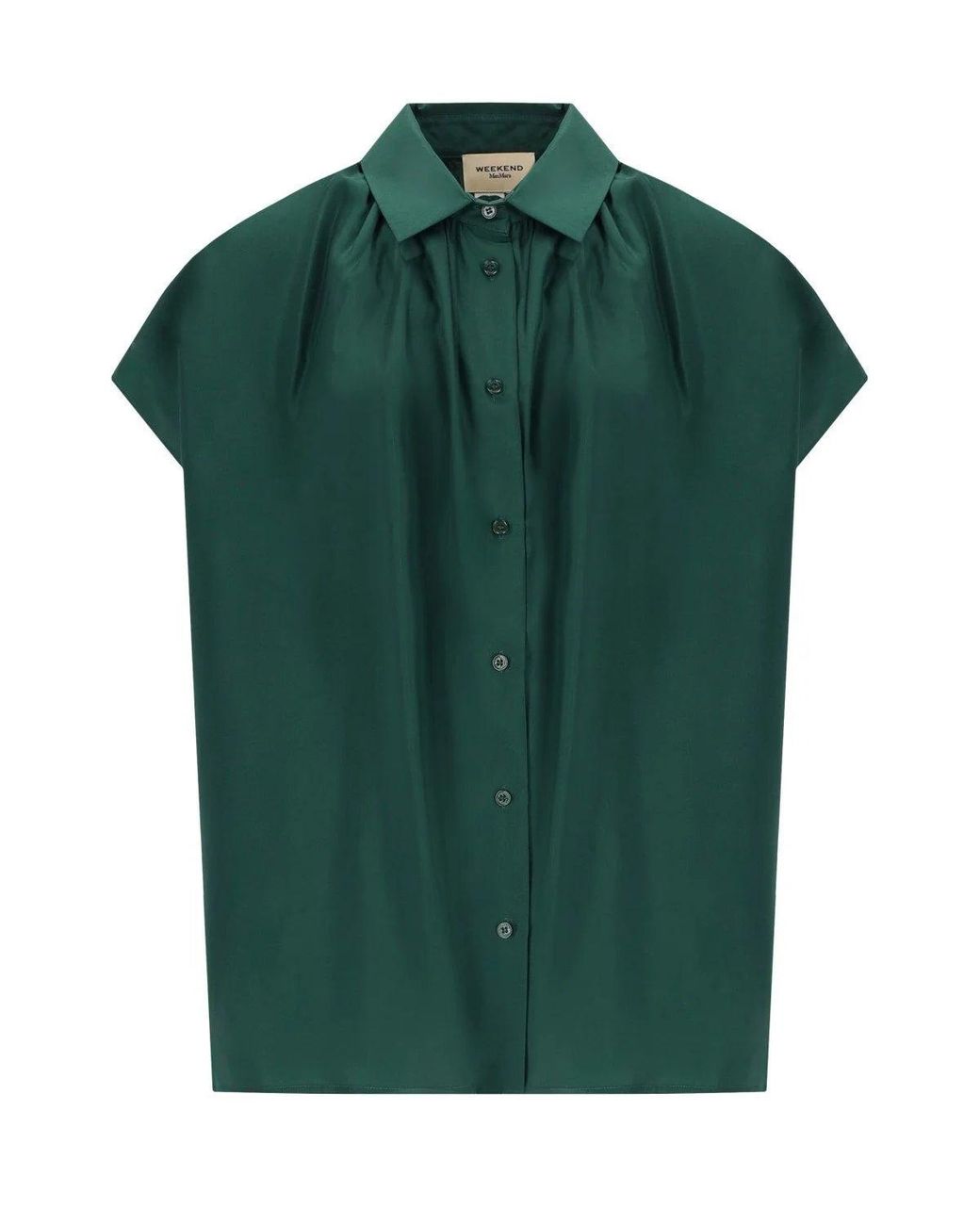Weekend by Maxmara Green Crine Shirt