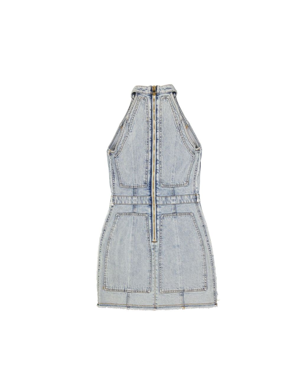 Balmain Denim Mini-jurk in het Blue