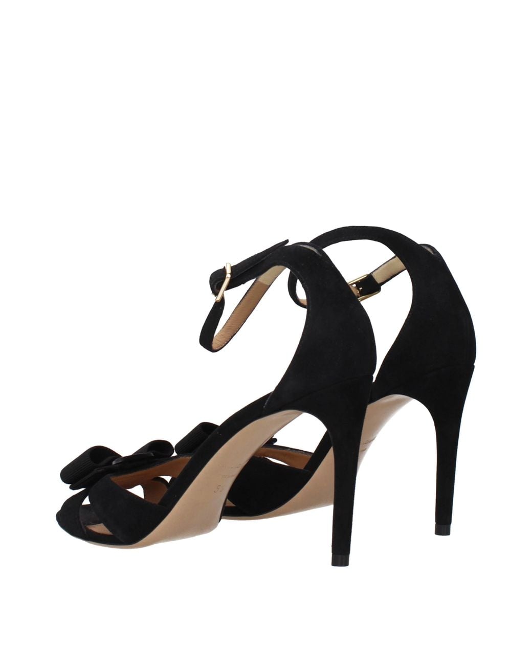 Ferragamo Black Roxy Sandals With A Shirt