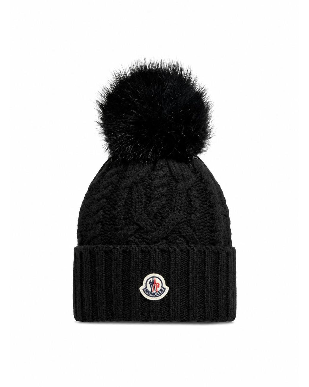 Moncler Hoed in het Black