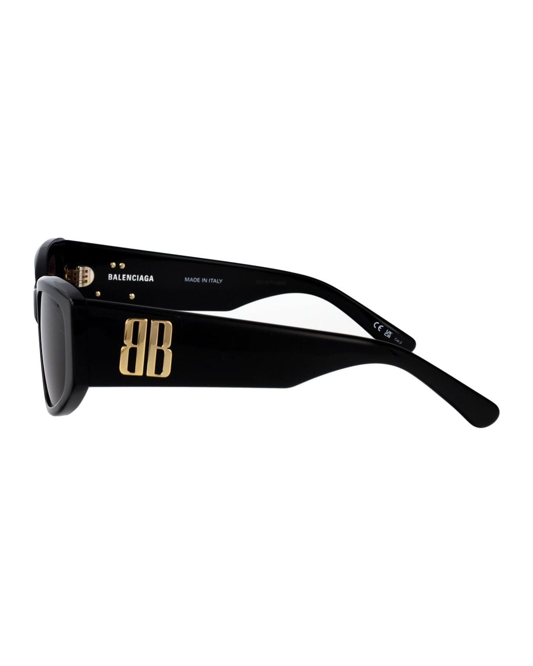 Balenciaga Black Bb0475S Acetate Sunglasses