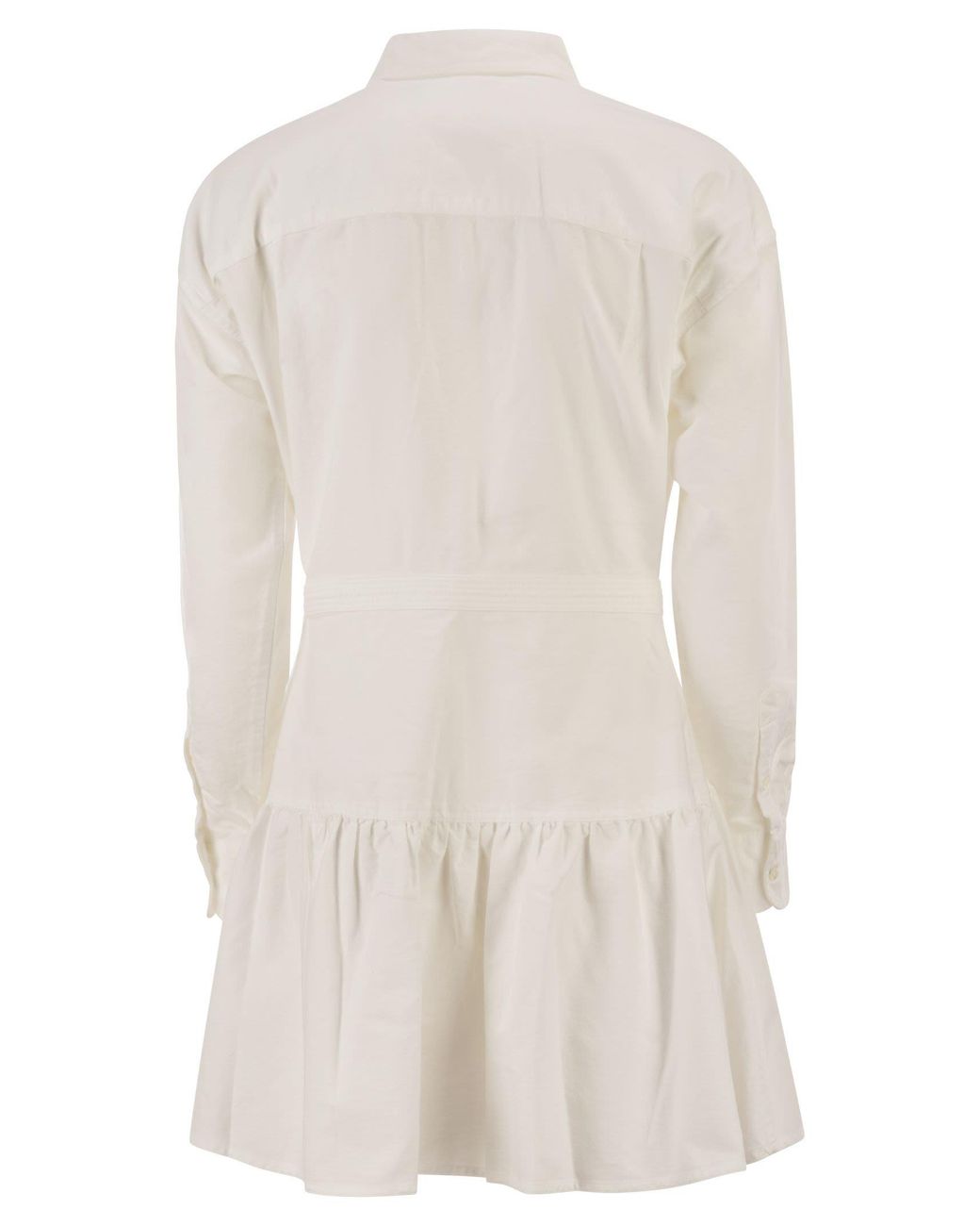 Polo Ralph Lauren White Oxford Cotton Shirt Dress