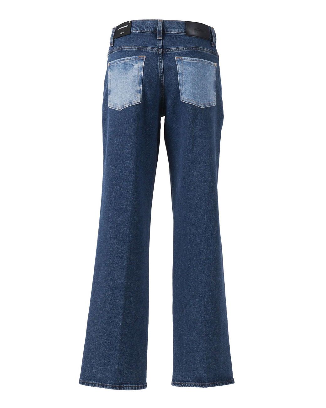 7 For All Mankind Blue Stovepipe Straight Joker