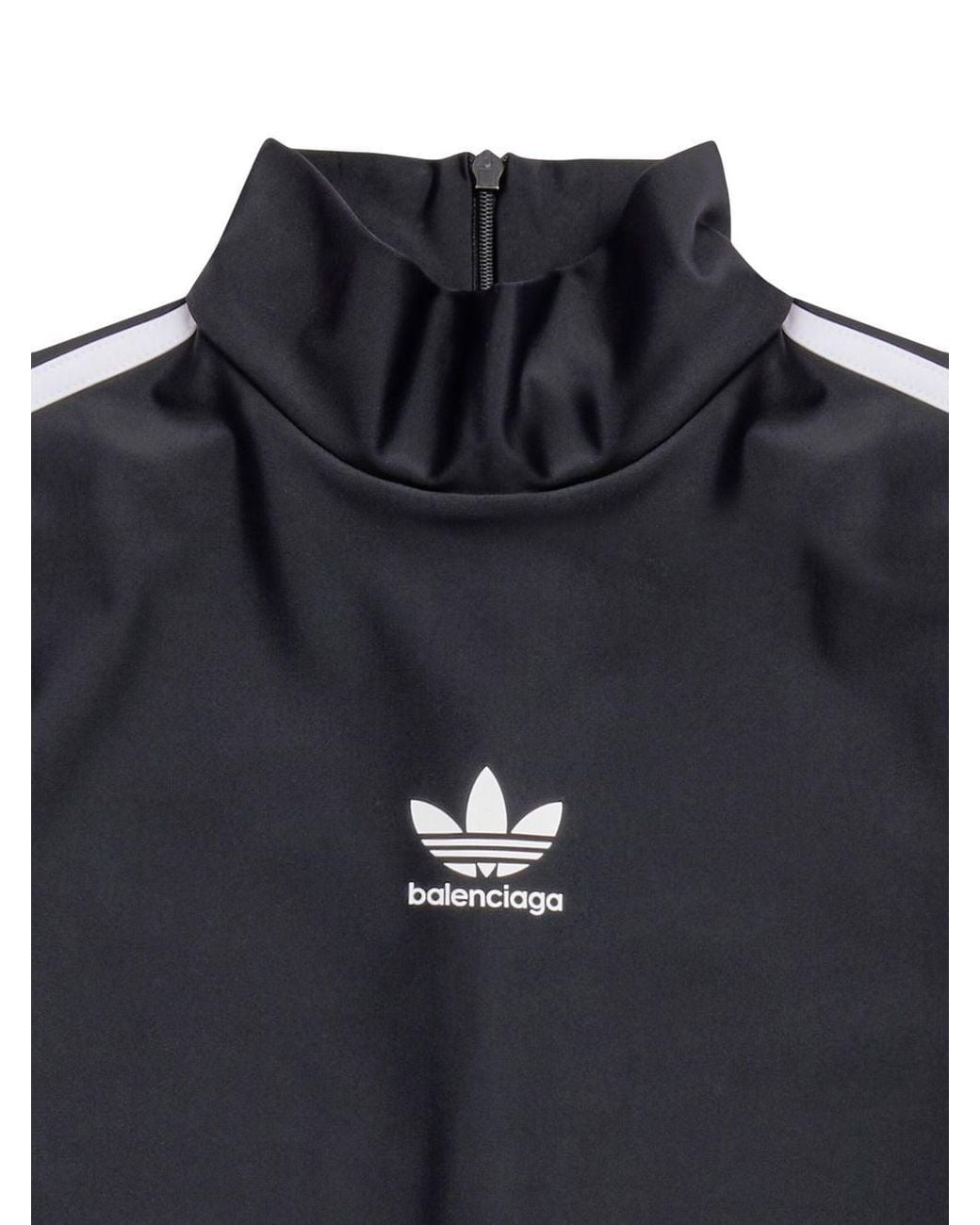 adidas x Balenciaga Blue Logo Sports Mini Dress