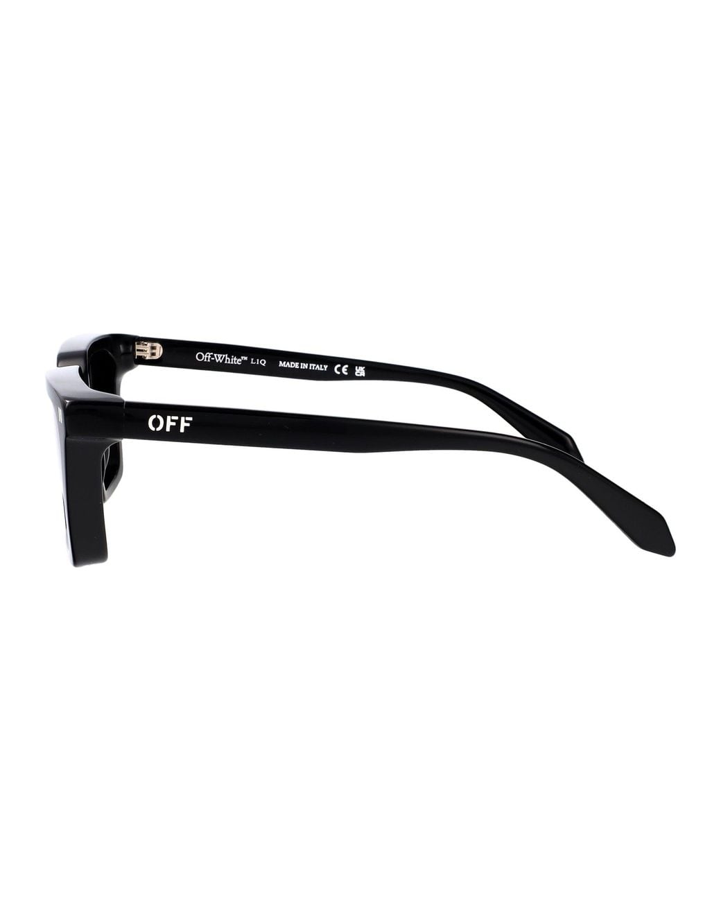 Off-White c/o Virgil Abloh Black Shiny Acetate Sunglasses