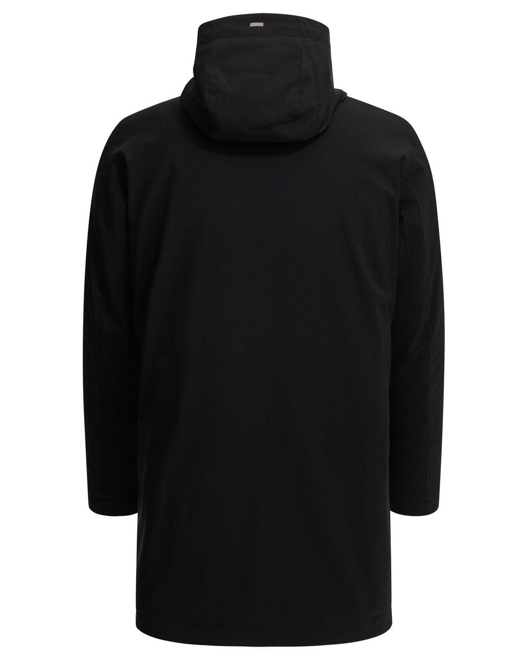 Herno Black Long Down Jacket