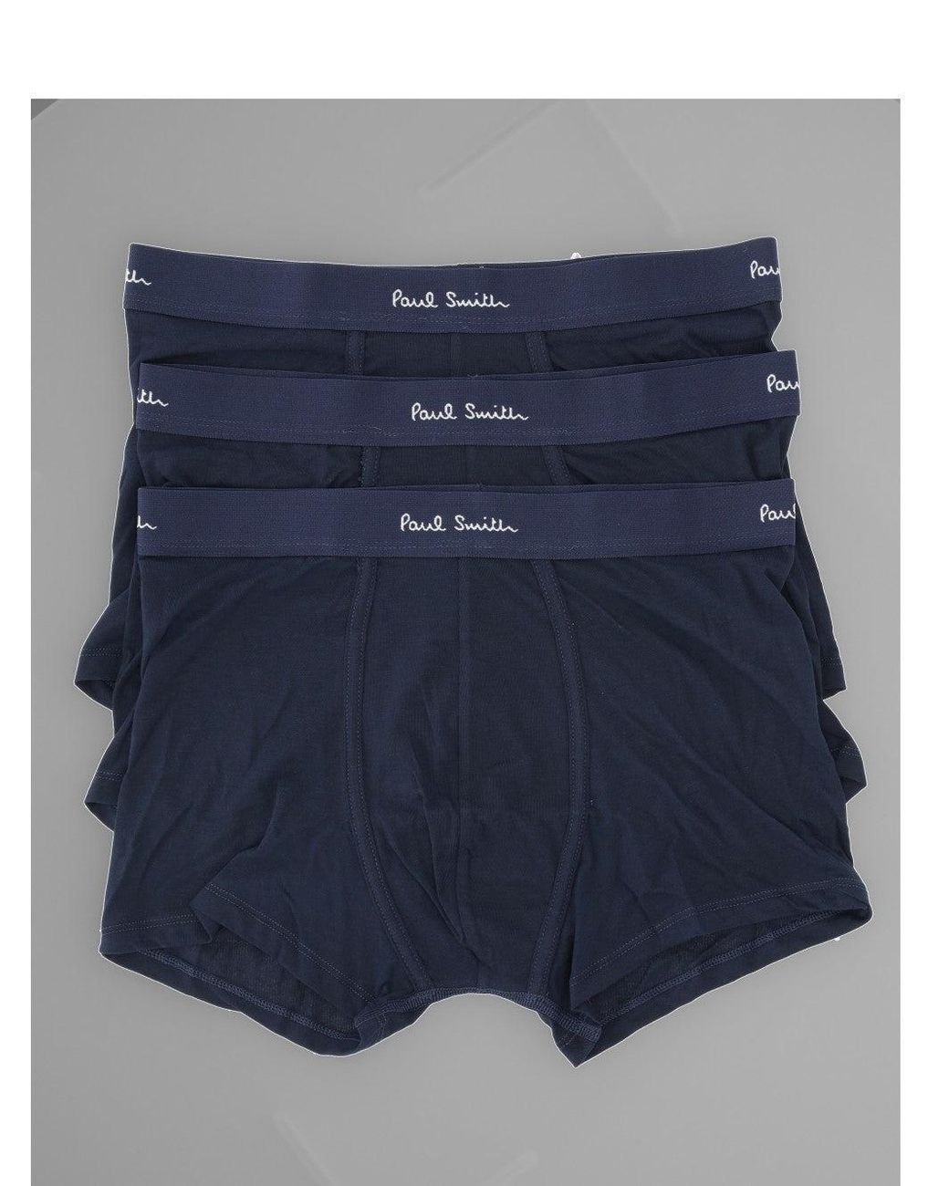 Paul Smith Heren Trunks, 3-pack, Effen in het Blue