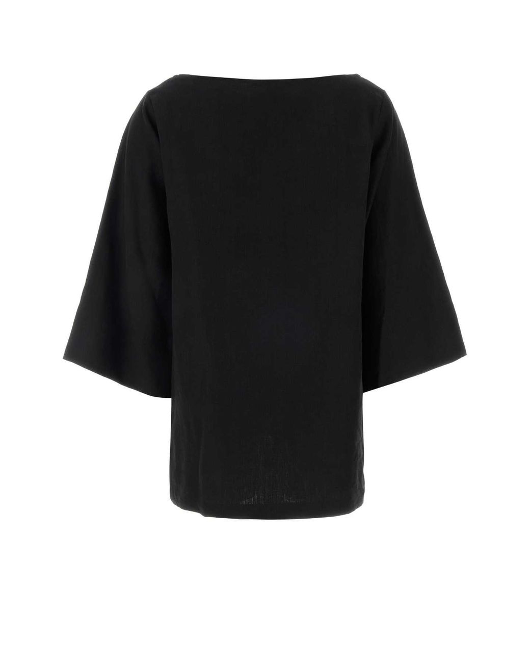 The Row Black Junia Top