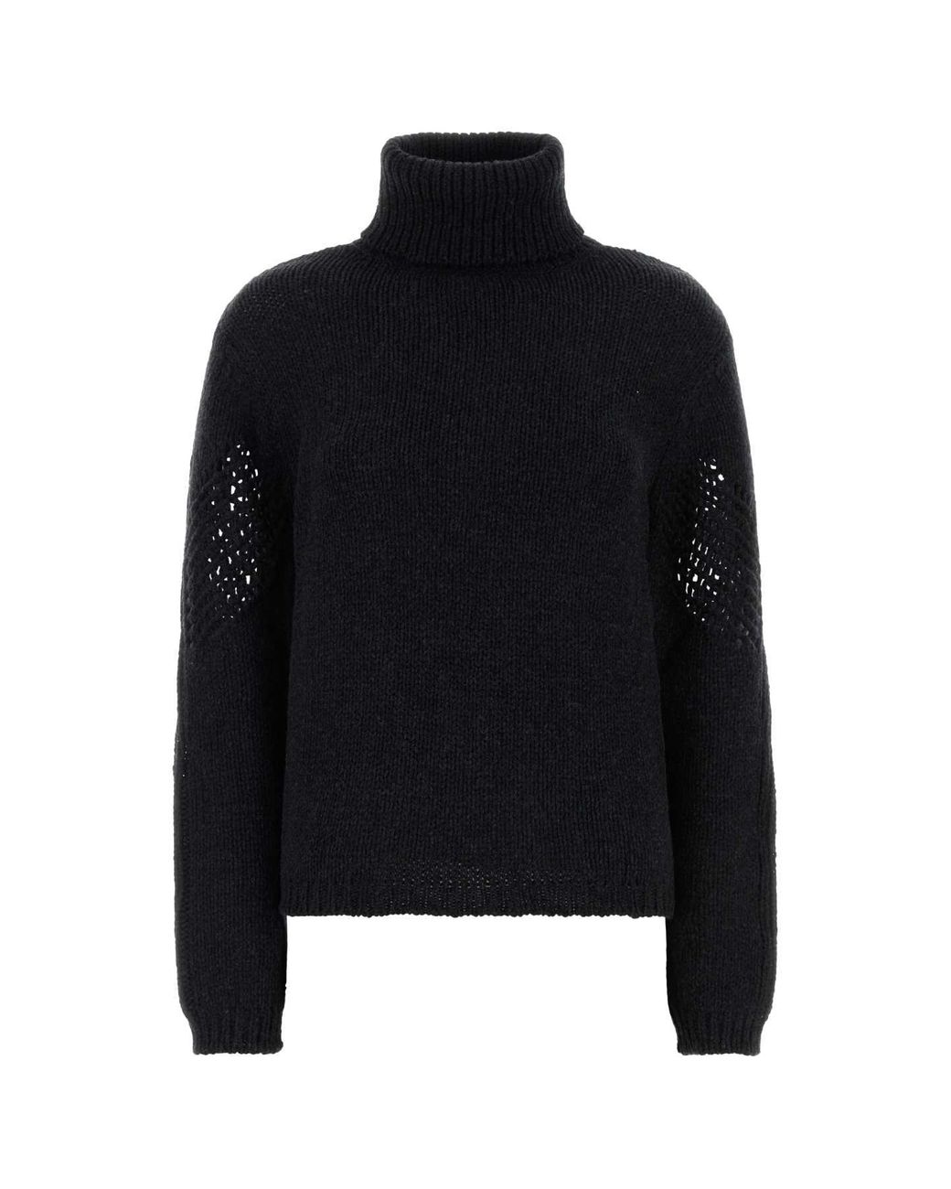 Our Legacy Black Charcoal Wool Sweater