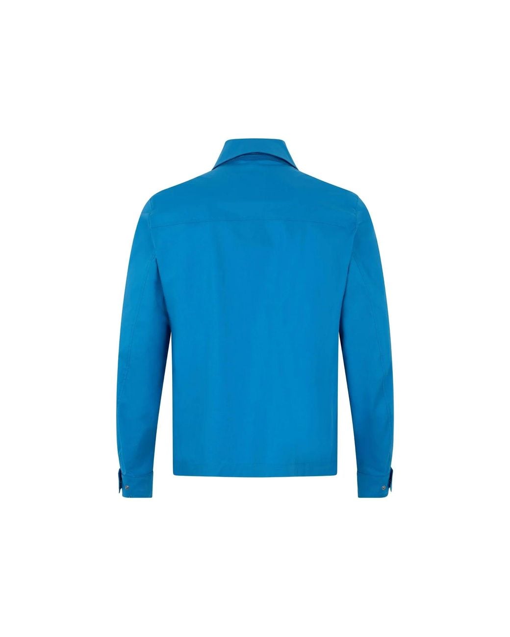 Herno Blue Shirt Style Jacket