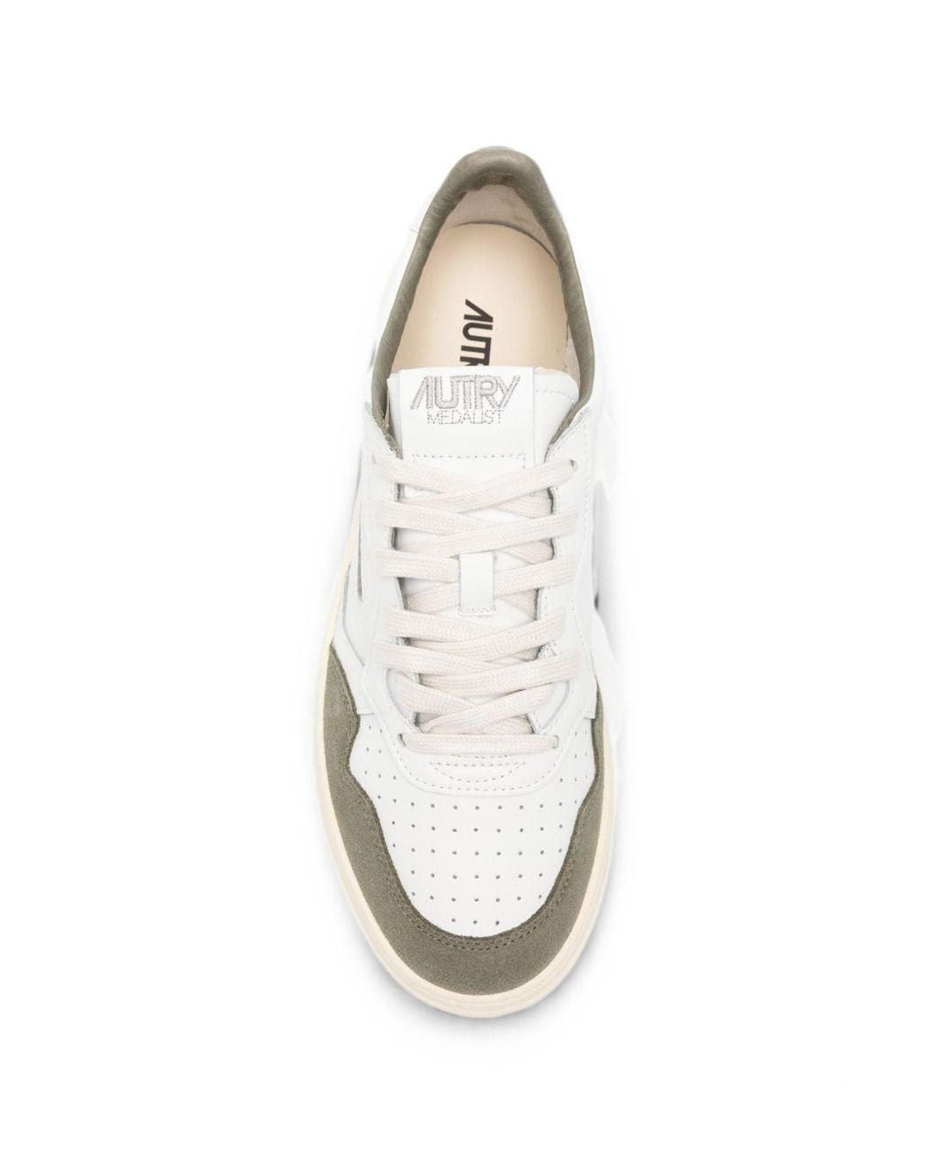 Autry White Medialist Low Sneakers