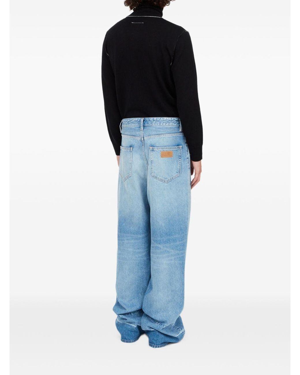MM6 by Maison Margiela Blue Denim Cotton Jeans