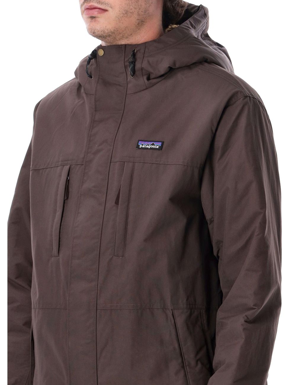 Patagonia Brown Isthmus Hooded Parka for men