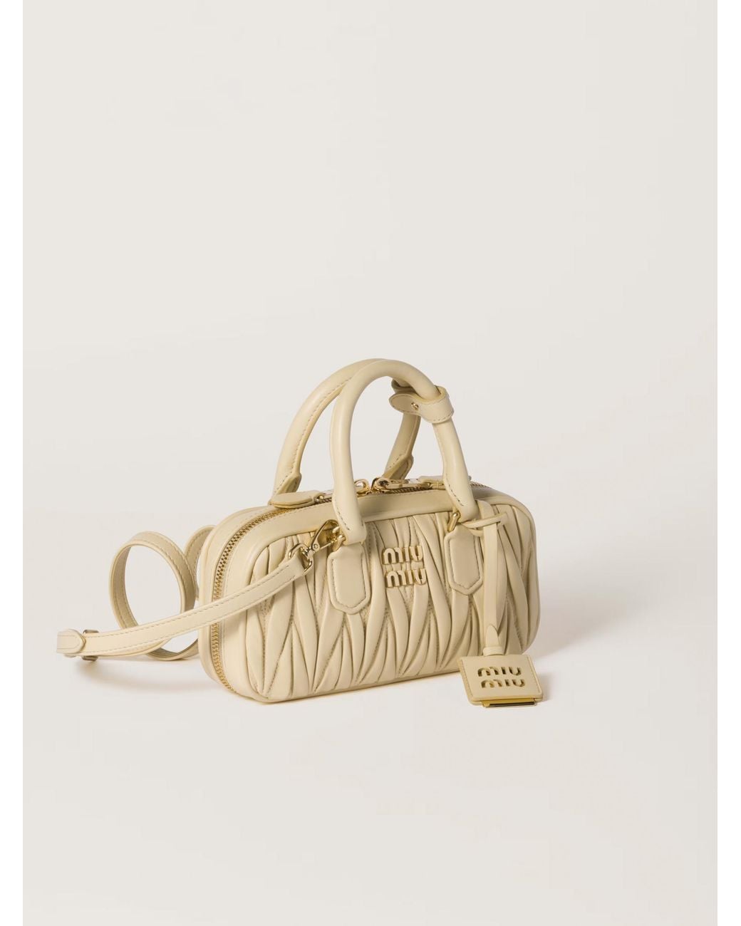 Miu Miu Metallic Arcadie Tote Bag