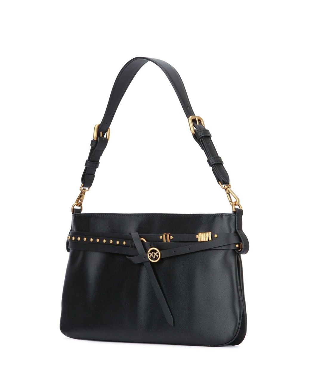 Pinko Black Belt Bag Classic Vitello