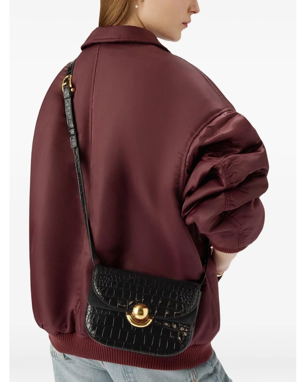 Furla Black Sfera Mini Crossbody Rou