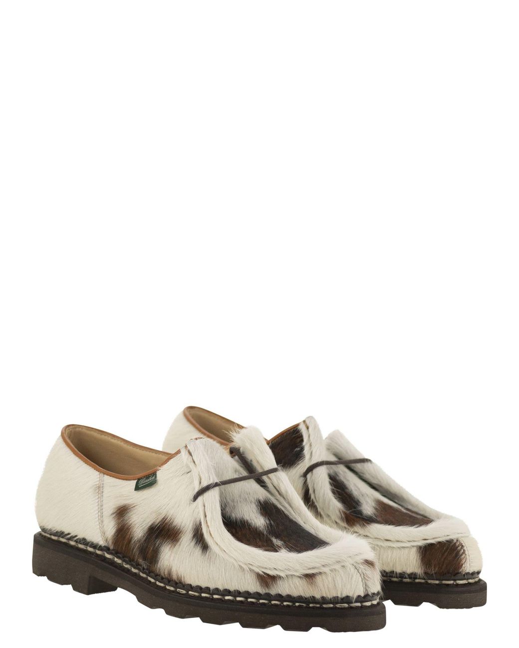 Paraboot Natural Michael/Marche Goat Hair Derby Shoes
