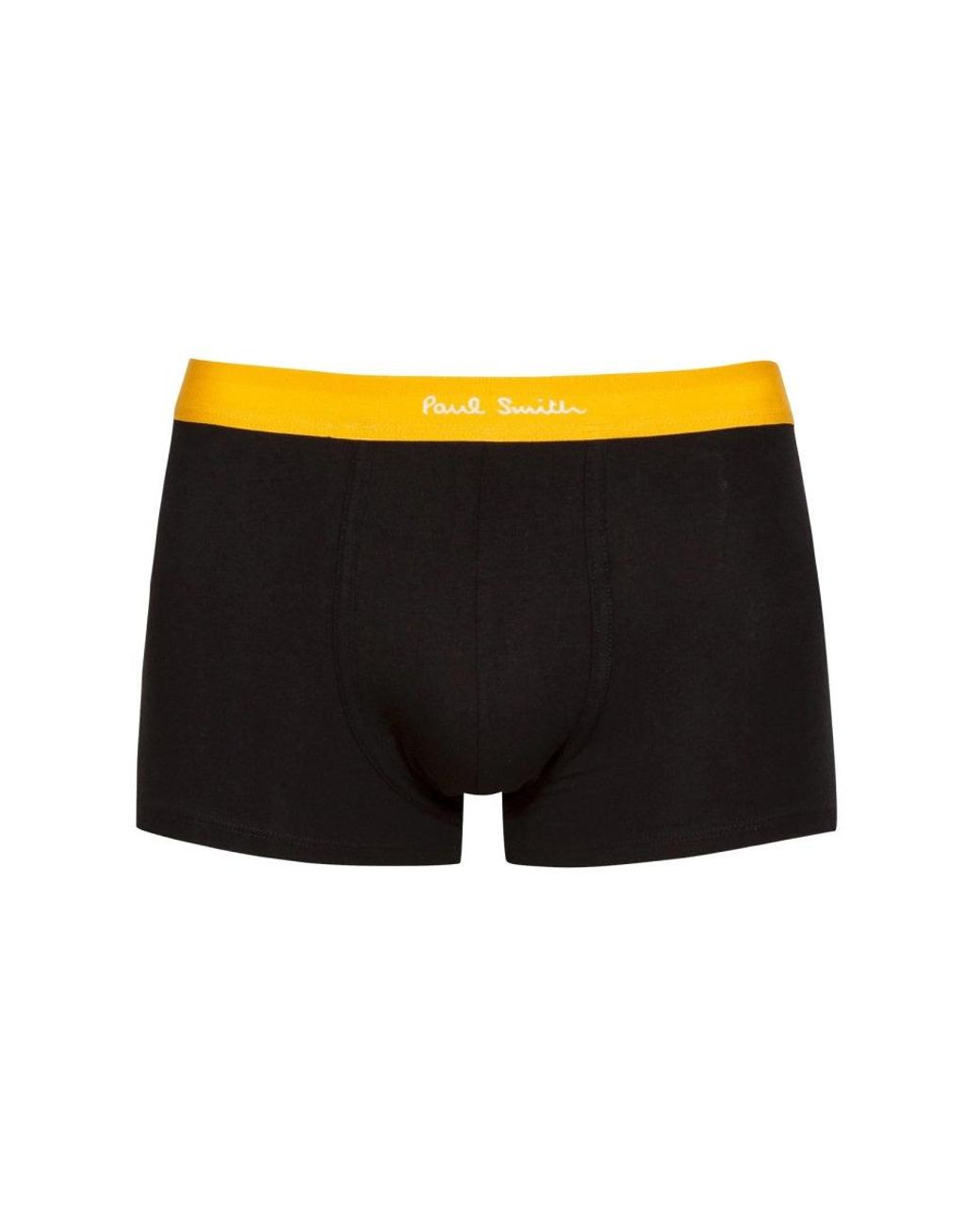 Paul Smith Black 5 Pack Boxer Con Logo