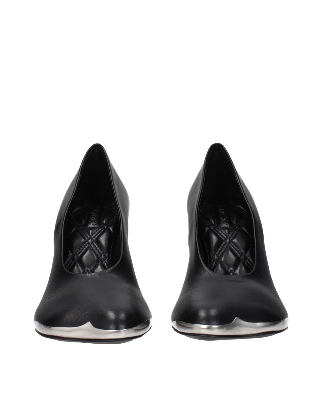 Burberry Black Neckline Leather