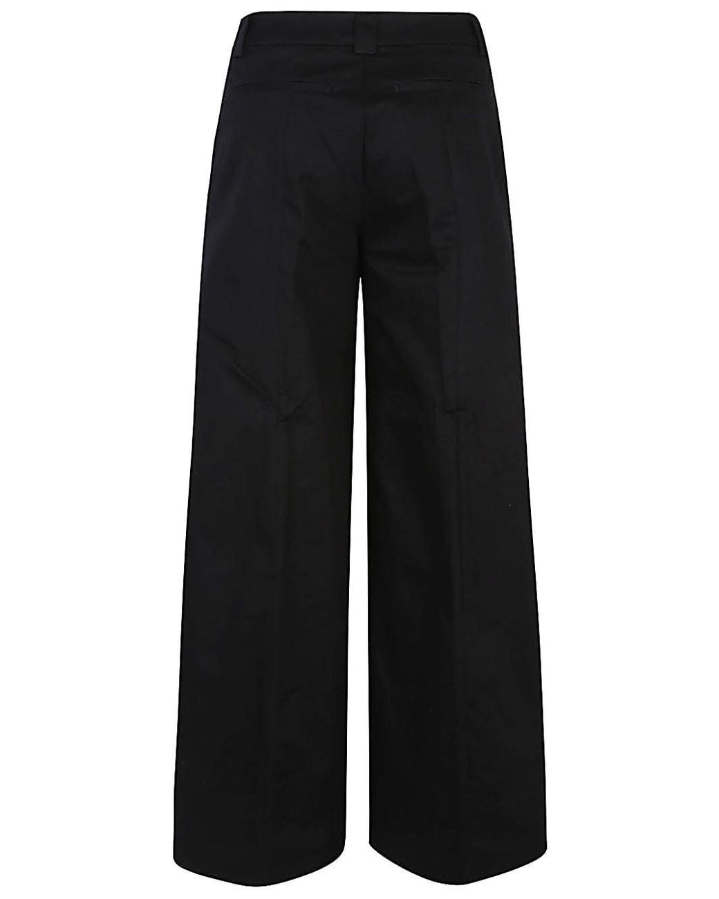 THE LATEST Black Alma Cotton Trousers