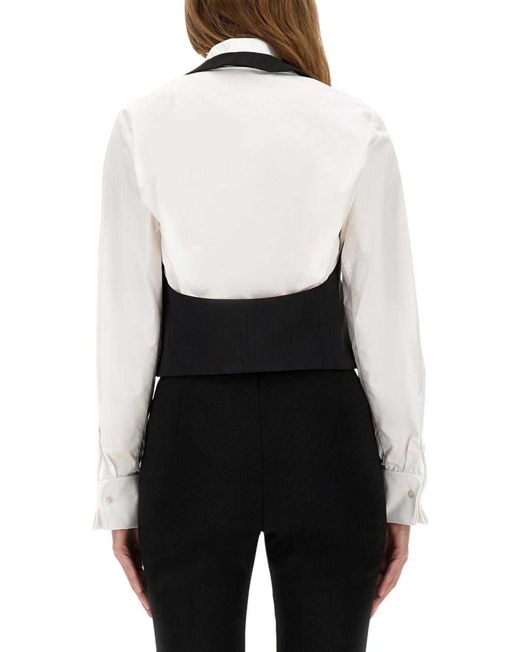 Nina Ricci Black Vest With Open Back