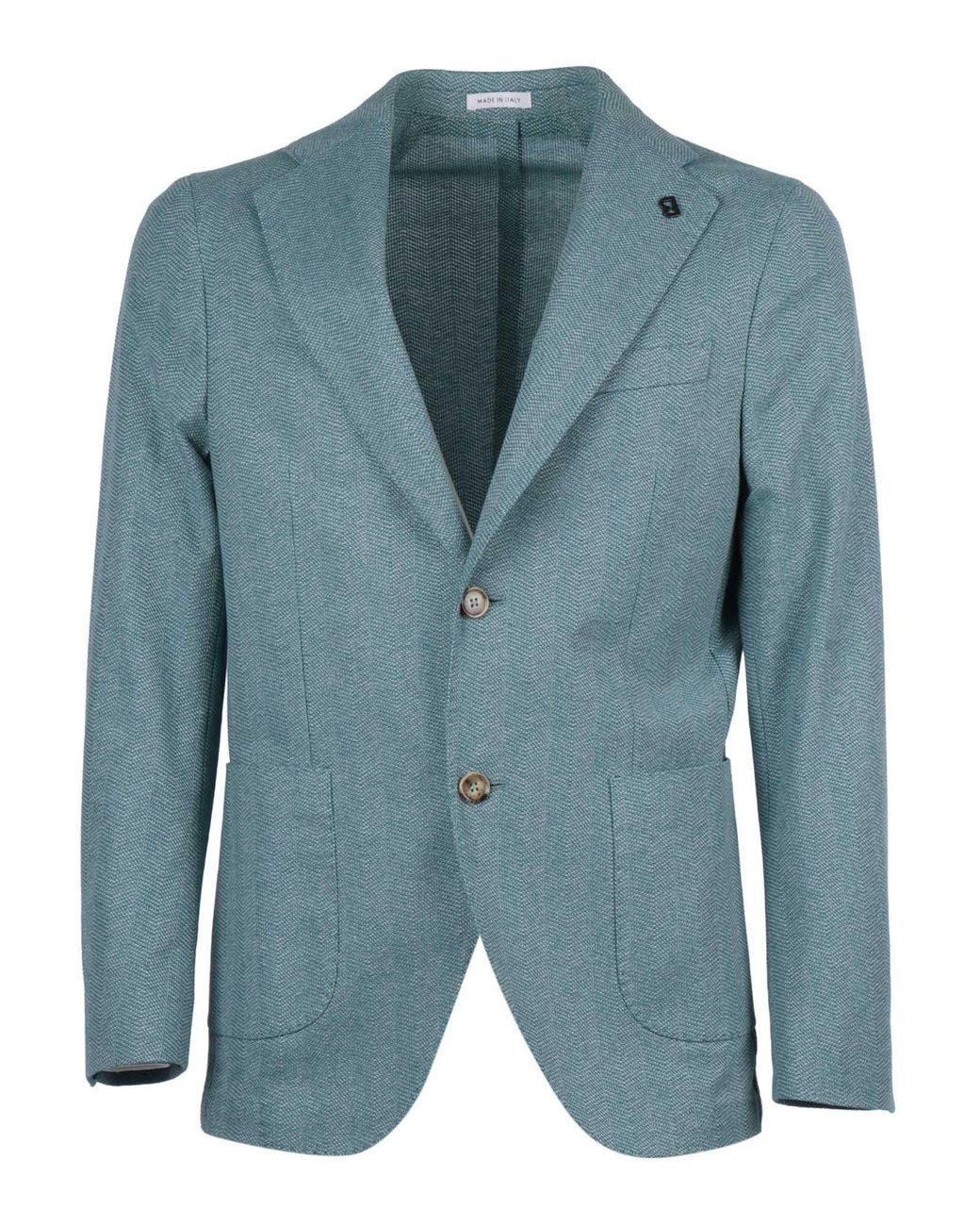 BRERAS Milano Blue Jacket Single Breasted