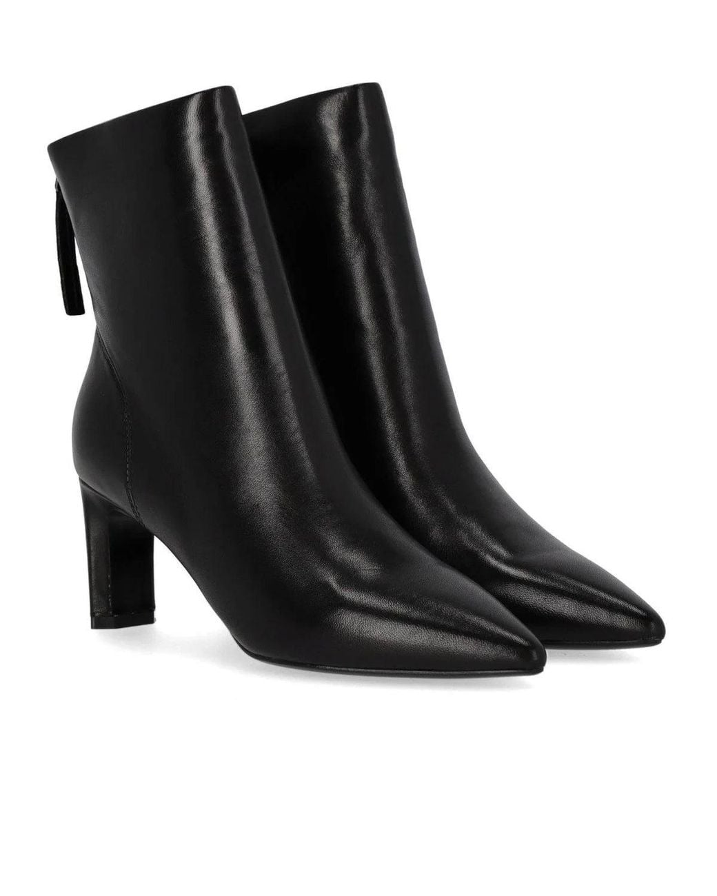 MISS OLIVIA Black Gaia Heeled Ankle Boot