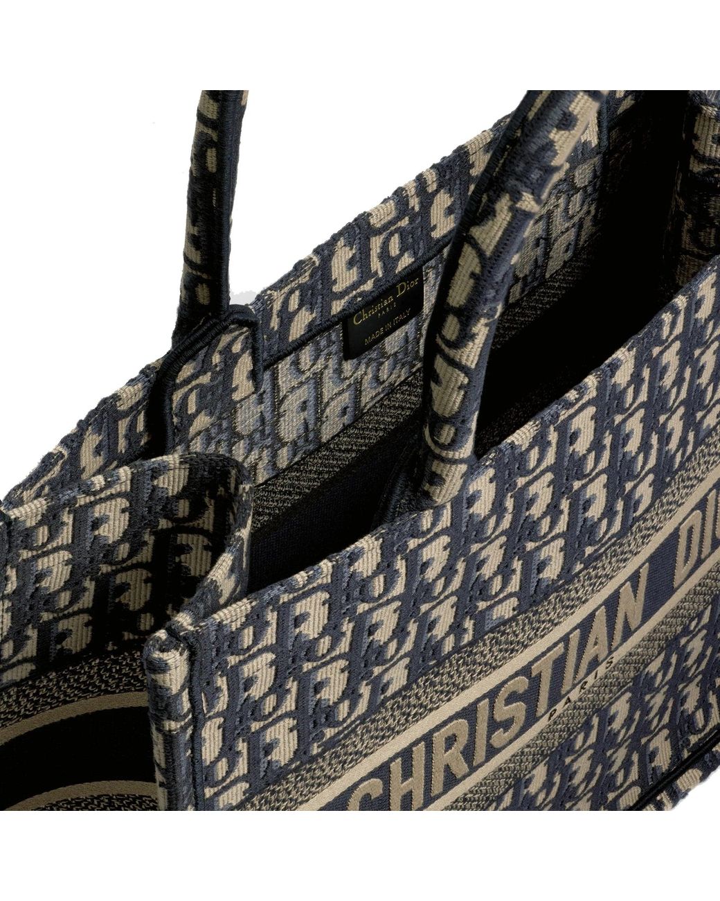 Dior Black Medium Book Tote Bag
