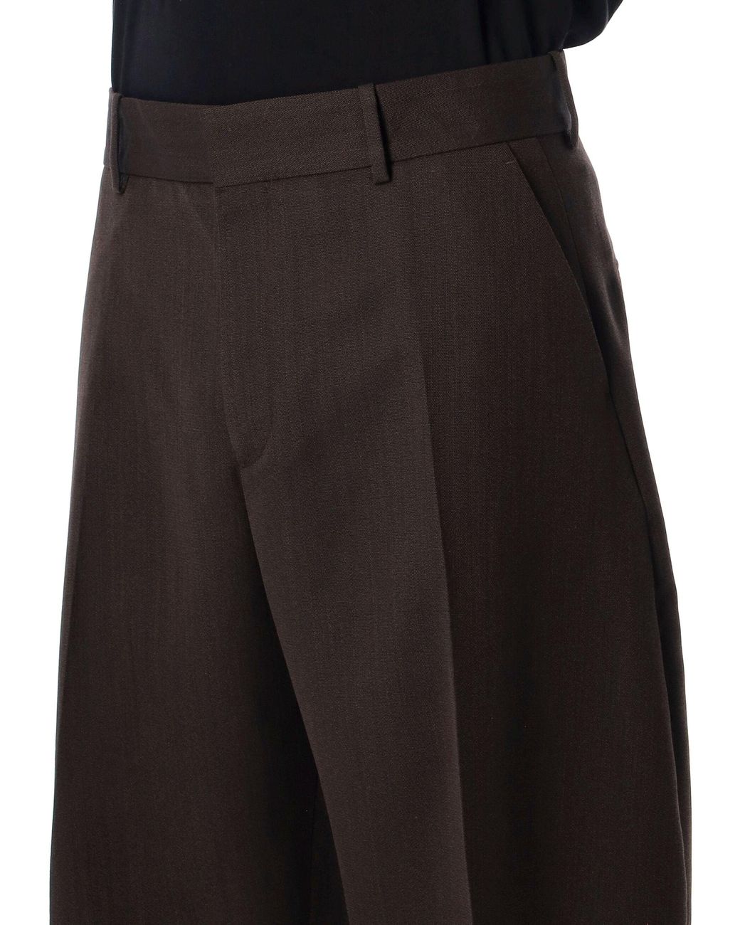 Studio Nicholson Black Tailored Wool Trousers for men