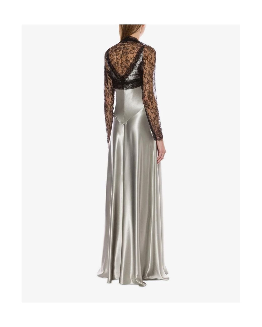 Alberta Ferretti White Alberta Ferretti Grey