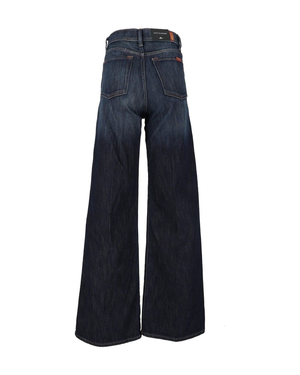 7 For All Mankind Blue Lotta Tailorless Deep Sea
