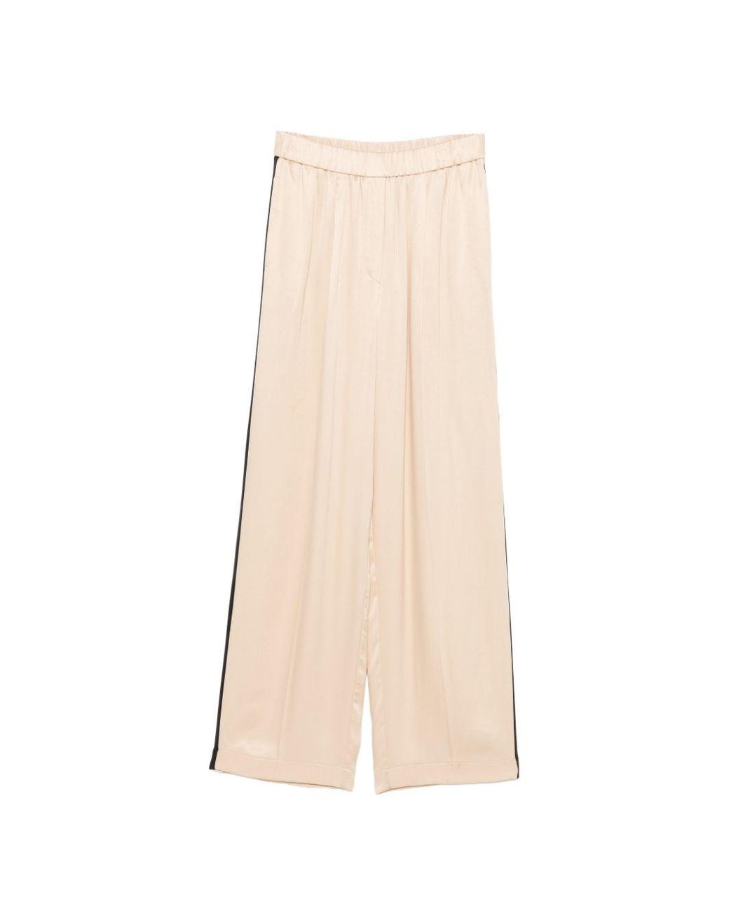 Forte_forte Natural Side-Band Trousers