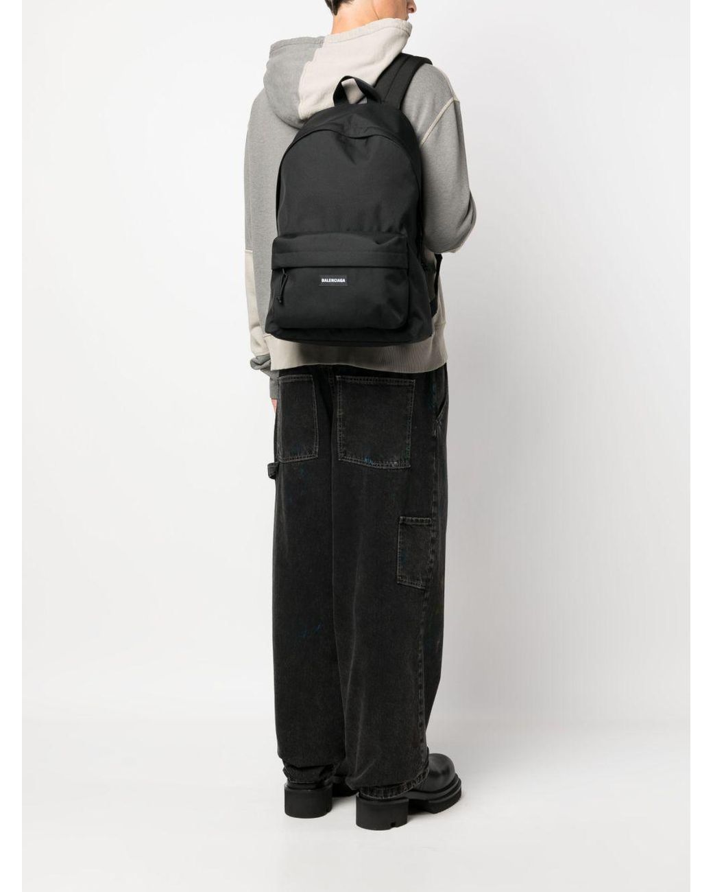 Balenciaga Explorer Rugzak Met Logo in het Black voor heren