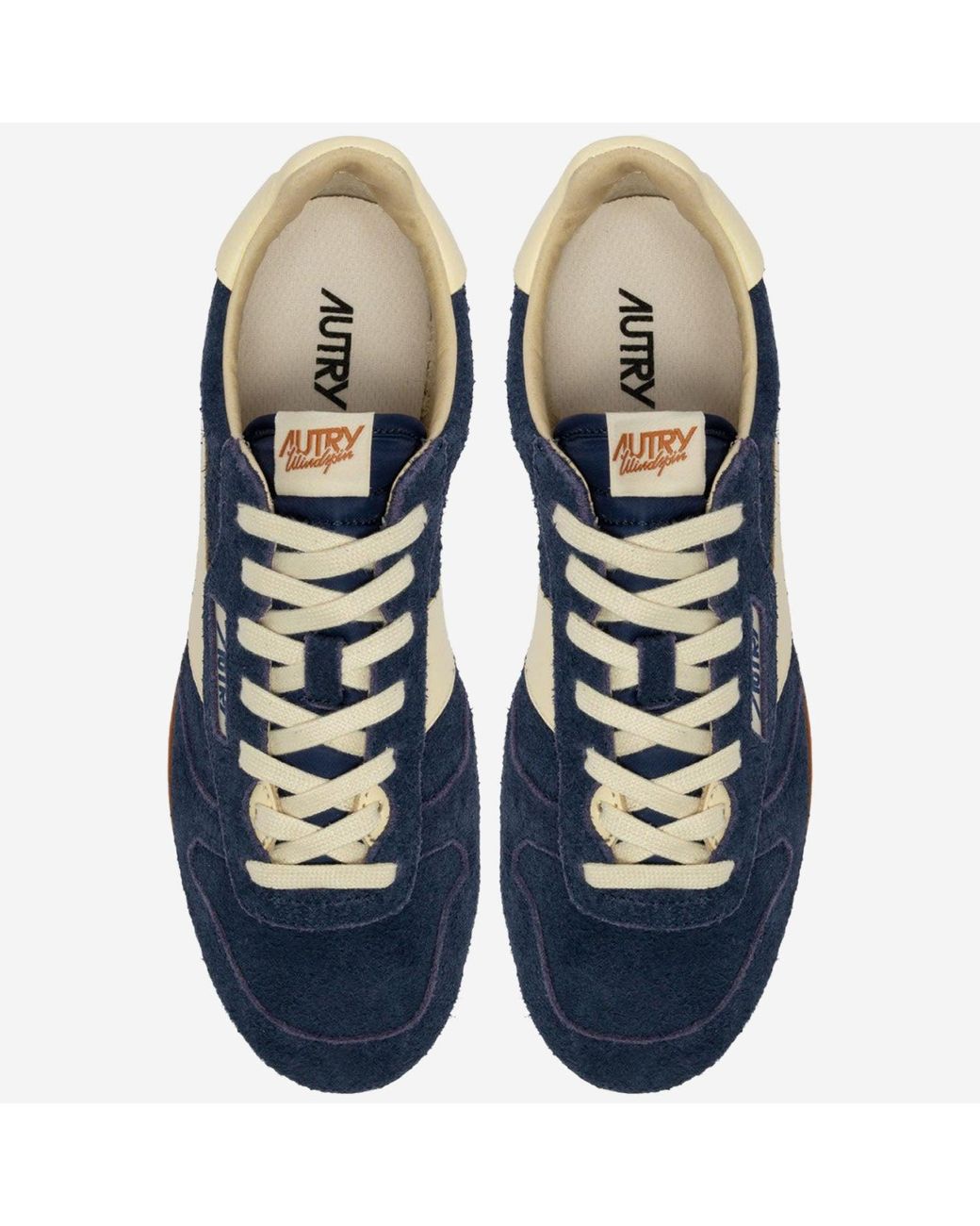 Autry Windspin Ledersneaker in Blue für Herren
