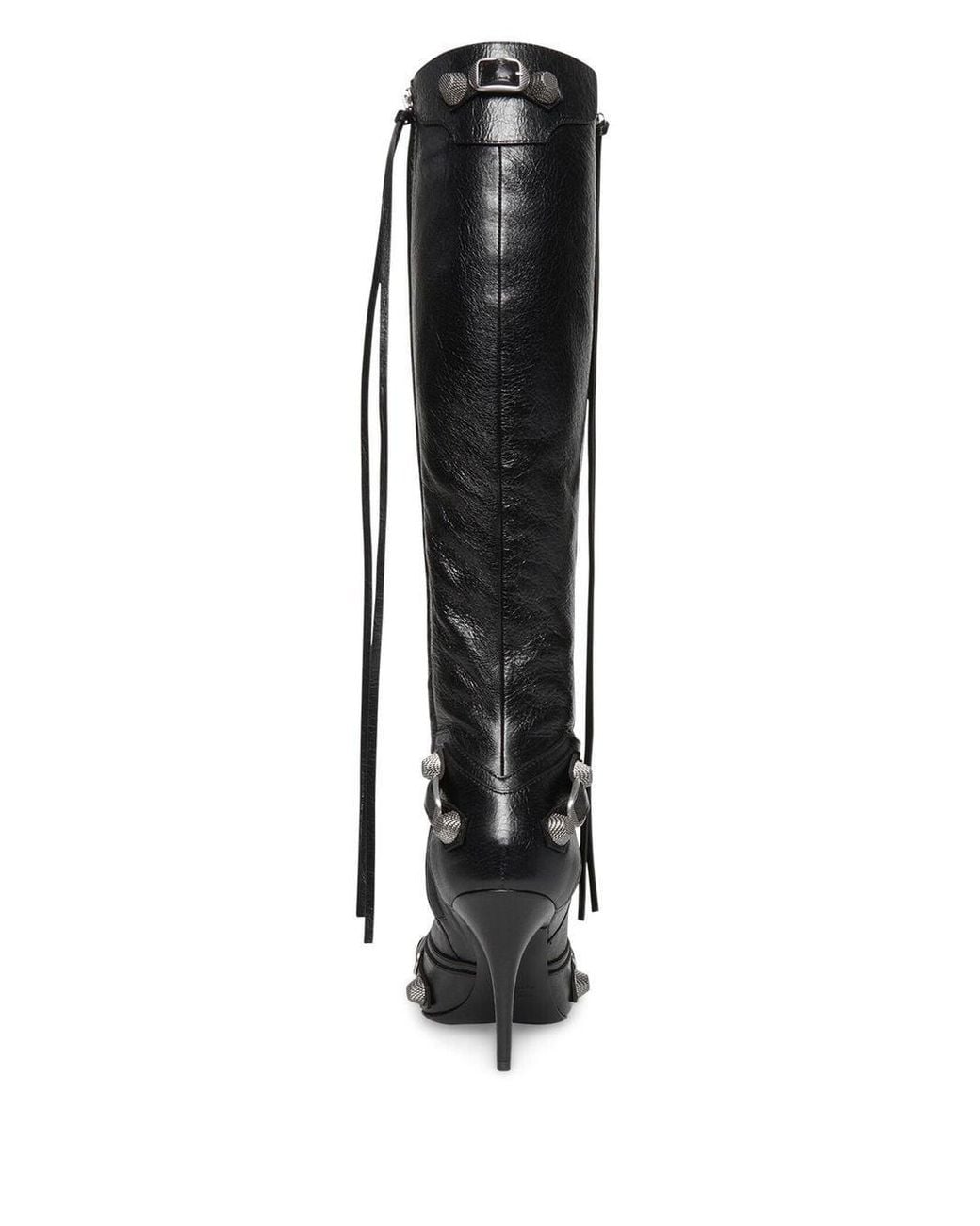 Balenciaga Black Le Cagole Leather Boots