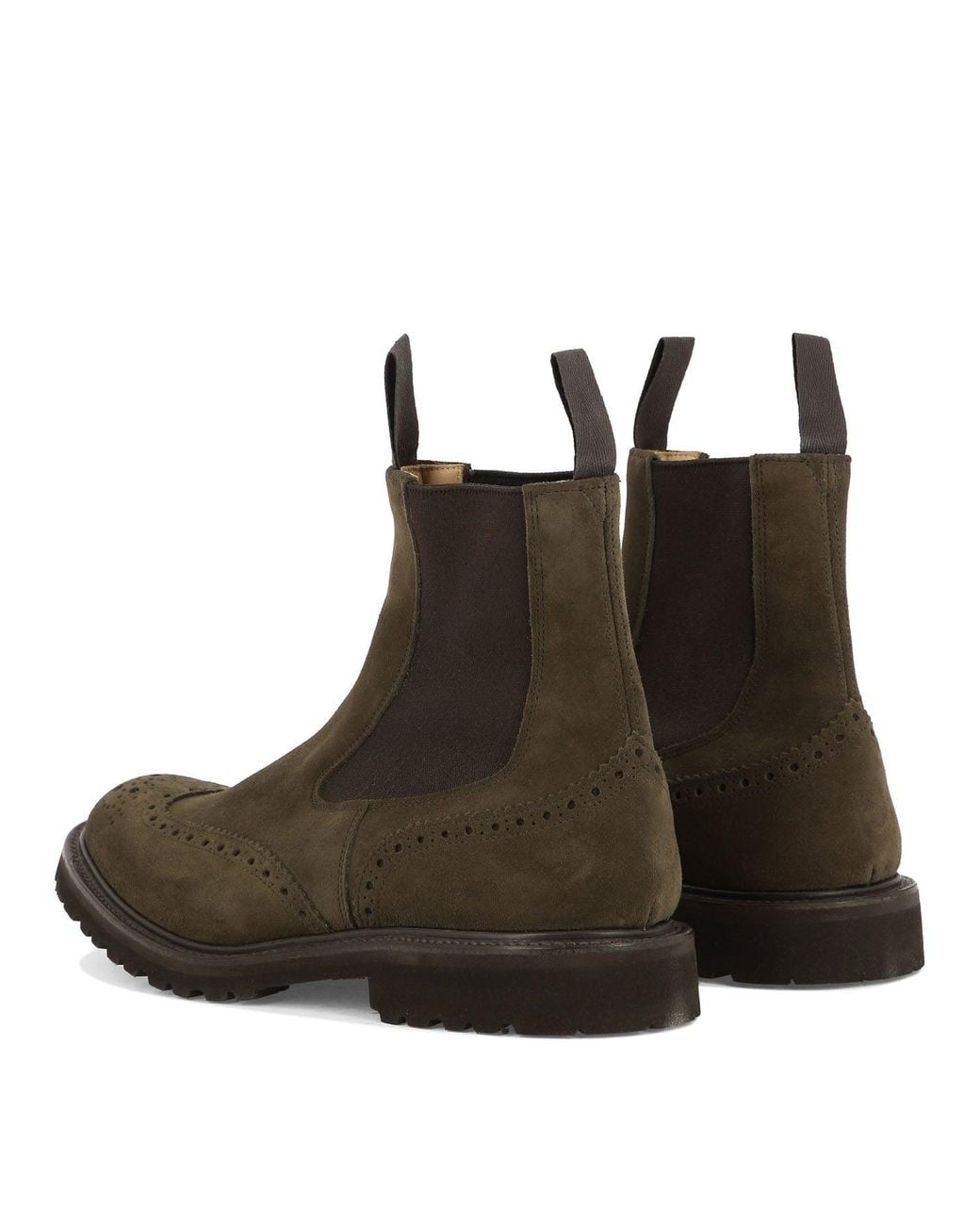 Tricker's Brown Henry Flint Ankle Boots for men
