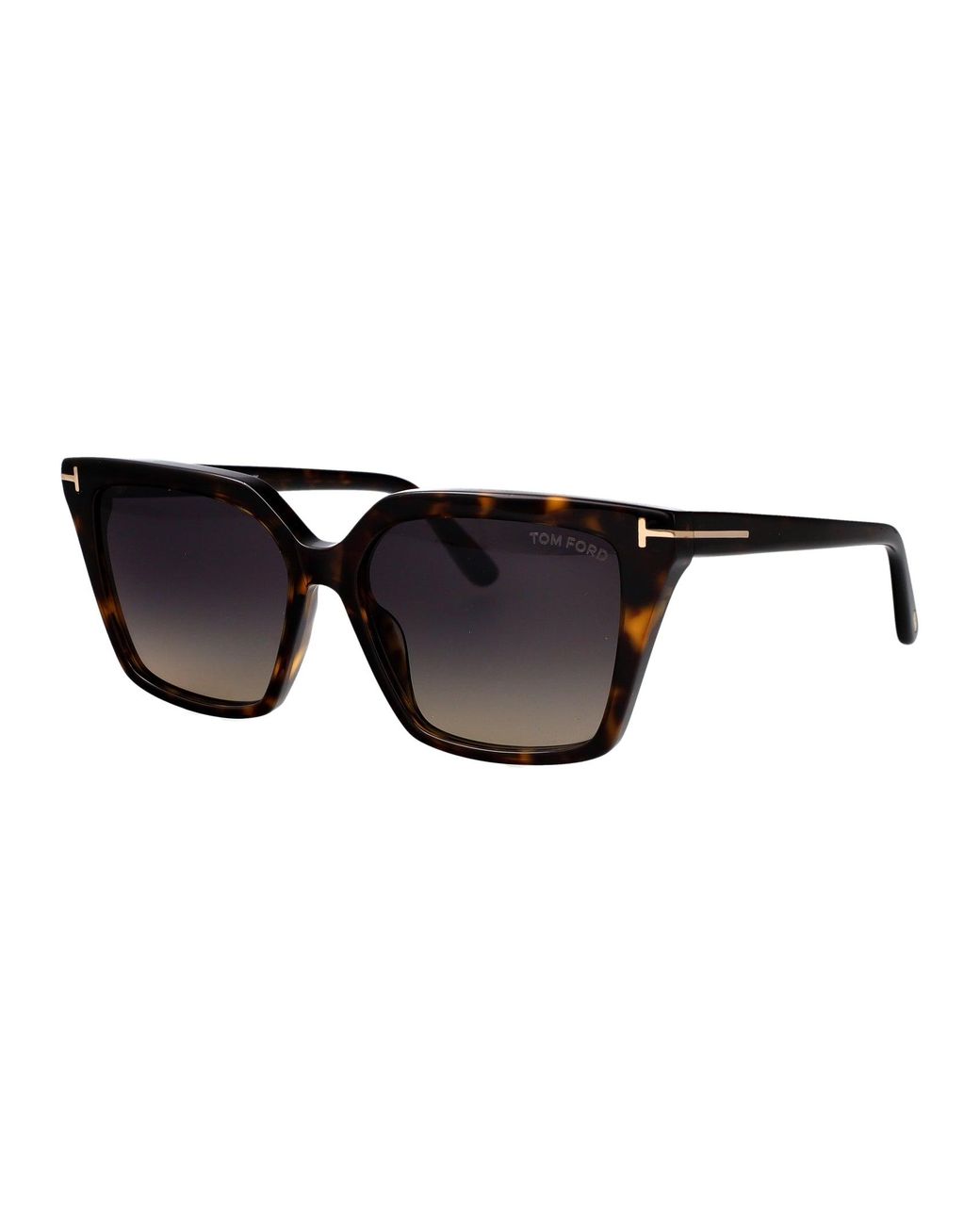 Tom Ford Black Round Sunglasses Ft1412 52 B