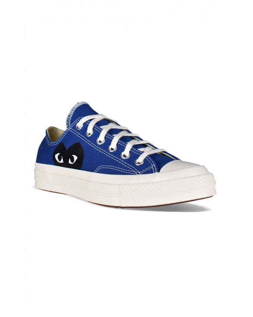 Comme des Garçons Blue Chuck Taylor Sneakers